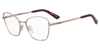 Moschino Love Mol677 Women's Glasses, Gold, Size 55