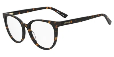 Moschino Love Mol679 Women's Glasses, Tortoiseshell, Size 52 In Brown