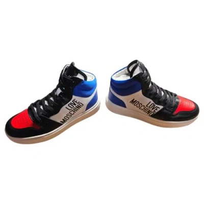 Pre-owned Moschino Love  Designer Sneaker Size 36 - Mix Bi Ne Ross Blue In Ovp