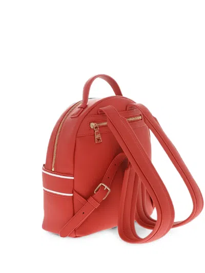Moschino Love  Logo-print Backpack In Red