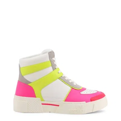 Pre-owned Moschino Love  Sneakers White Women Ja15635g0ei62_10b