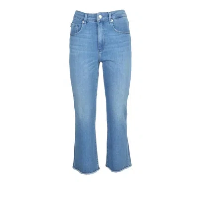 Pre-owned Moschino Love  Women's Jeans Light Blue 340420