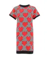 Moschino Love Printed T-shirt Dress In Red