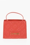 Moschino Love Quilted Faux Leather Bag With Removable Shoulder Strap