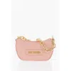 Moschino Love Quilted Faux Leather Shoulder Bag With Golden Chain