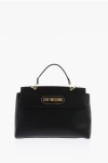 Moschino Love Removable Shoulder Strap Faux Leather Bag