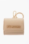 Moschino Love Saffiano Faux Leather Coin Purse With Key Holder
