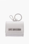 Moschino Love Saffiano Faux Leather Coin Purse With Key Holder