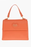 Moschino Love Saffiano Faux Leather Hande Bag With Removable Shoulder