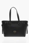 Moschino Love Saffiano Faux Leather Tote Bag In Black