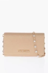 Moschino Love Saffiano Faux Leather Wallet With Removable Chain