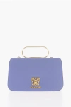Moschino Love Solid Color Handbag With Removable Faux Fur Handle