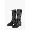Moschino Love Studded High-boots With Leather Details 8cm