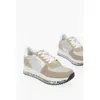 Moschino Love Suede Leather Sneakers With Sequins