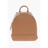 Moschino Love Textured Faux Leather Backpack With Embossed Logo