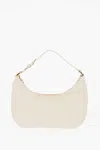 Moschino Love Textured Faux Leather Eco-friendly Giant Hobo Bag With In Beige