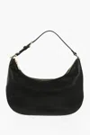 Moschino Love Textured Faux Leather Eco-friendly Giant Hobo Bag With In Black