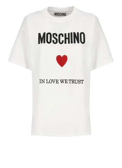 MOSCHINO LOVE WE TRUST T-SHIRT