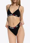 Moschino Love You Logo Bra