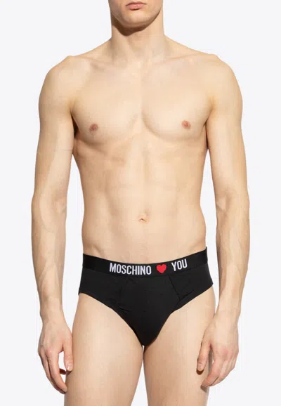 Moschino Love You Logo Briefs - Set Of 2