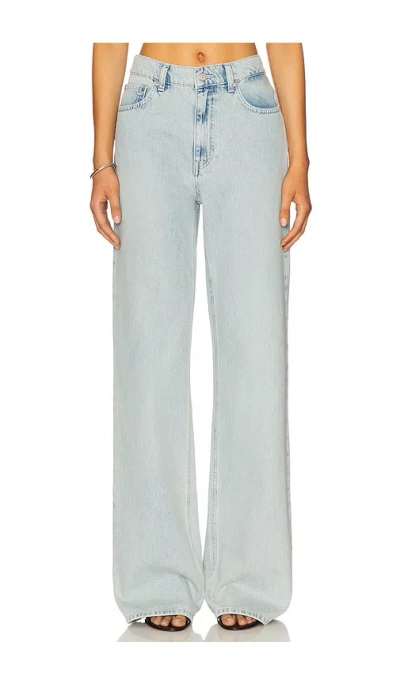 Moschino Low Rise Bootcut In Blue