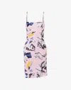 Moschino Collage-print Mini Dress In Pink