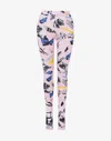 Moschino Lycra Leggings Punk Print In Pink