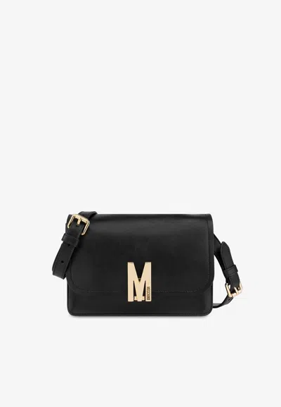 Moschino Leather Bag In Black