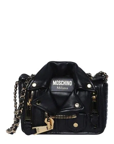 Moschino Woman Cross-body Bag Black Size - Soft Leather