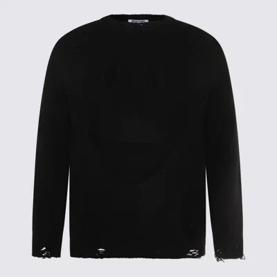 MOSCHINO MOSCHINO BLACK WOOL KNITWEAR