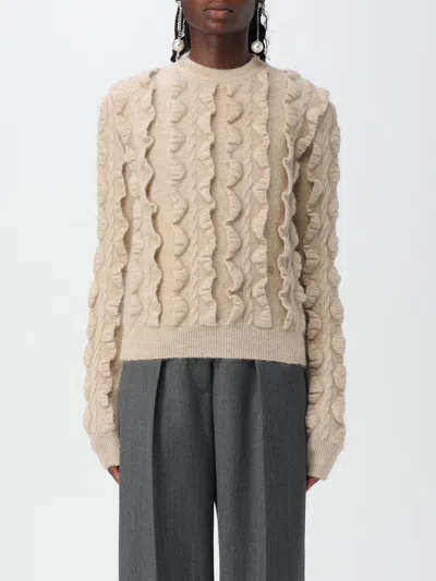 MOSCHINO SWEATER MOSCHINO COUTURE WOMAN COLOR IVORY,416100044