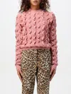 Moschino Maglione  Couture In Misto Lana Con Mini Rouches