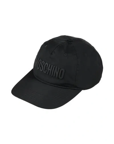 Moschino Man Hat Black Size Onesize Polyamide