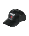 Moschino Man Hat Black Size Onesize Sheepskin In Black