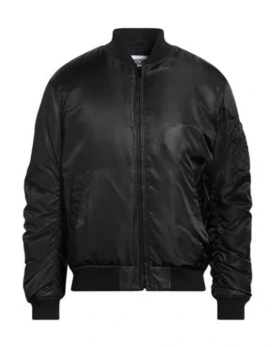 Moschino Man Jacket Black Size 40 Polyamide