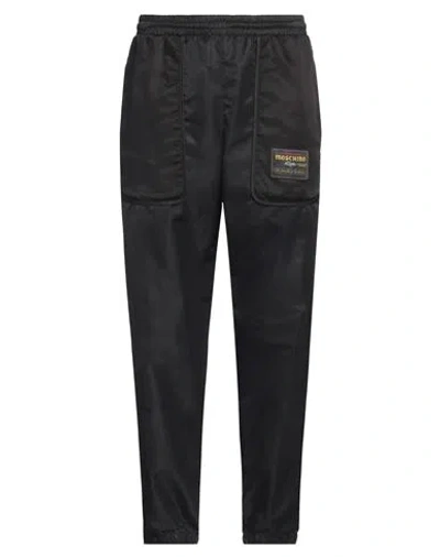 Moschino Man Pants Black Size 34 Polyamide