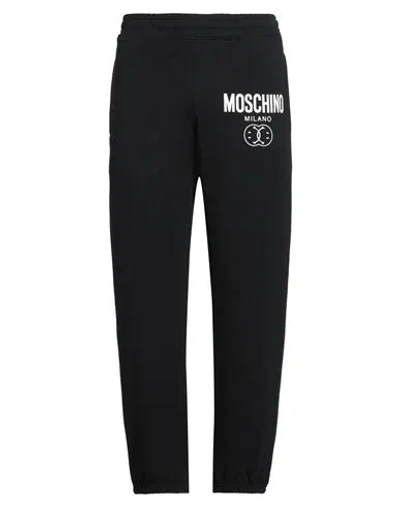 Moschino Man Pants Black Size 36 Polyamide