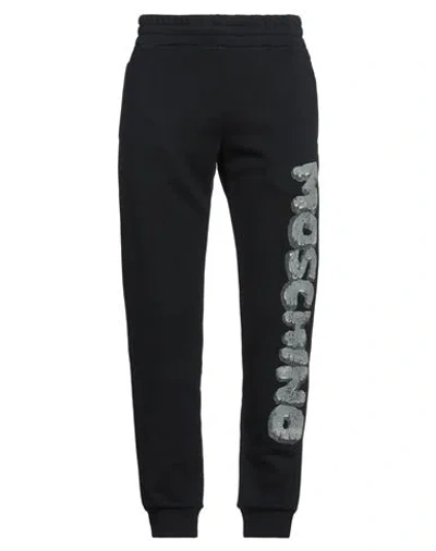 Moschino Man Pants Black Size 36 Cotton