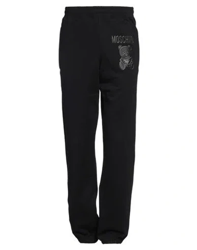 Moschino Man Pants Black Size 36 Organic Cotton