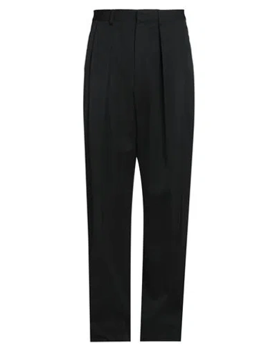 Moschino Man Pants Black Size 36 Virgin Wool