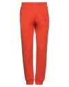 Moschino Man Pants Orange Size 38 Cotton