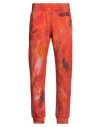 Moschino Man Pants Orange Size 40 Cotton In Orange