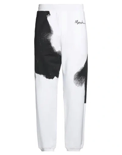Moschino Man Pants White Size 36 Cotton