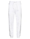 Moschino Man Pants White Size L Cotton, Elastane In White