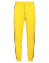 Moschino Man Pants Yellow Size L Cotton, Elastane