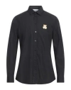 Moschino Man Shirt Black Size 15 Cotton