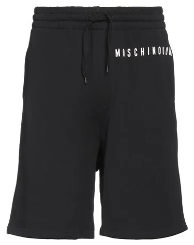 Moschino Man Shorts & Bermuda Shorts Black Size 30 Cotton