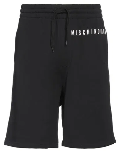 Moschino Man Shorts & Bermuda Shorts Black Size 30 Cotton In Black