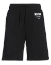 Moschino Drawstring Waist Couture Shorts In Black