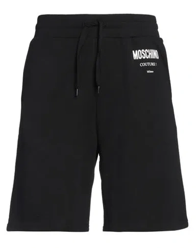 MOSCHINO MOSCHINO MAN SHORTS & BERMUDA SHORTS BLACK SIZE 30 COTTON
